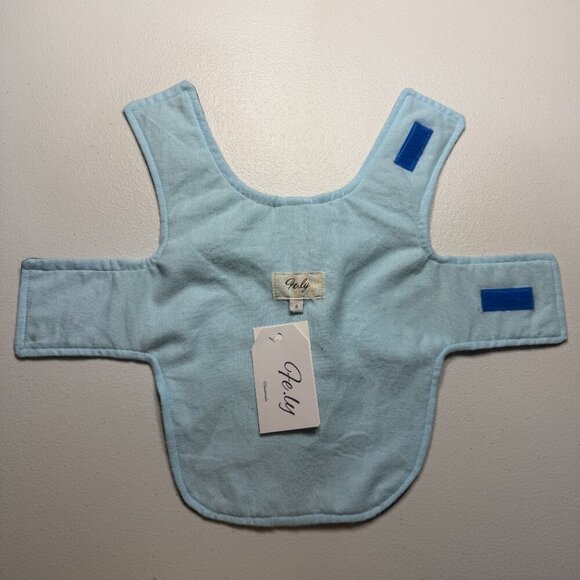 Denim Dog Jacket Decorative Pockets & Buttons Cute Stylish Dog Coat Handmade S - Picture 5 of 5